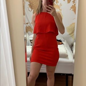 3/25 - Red sleeveless dress